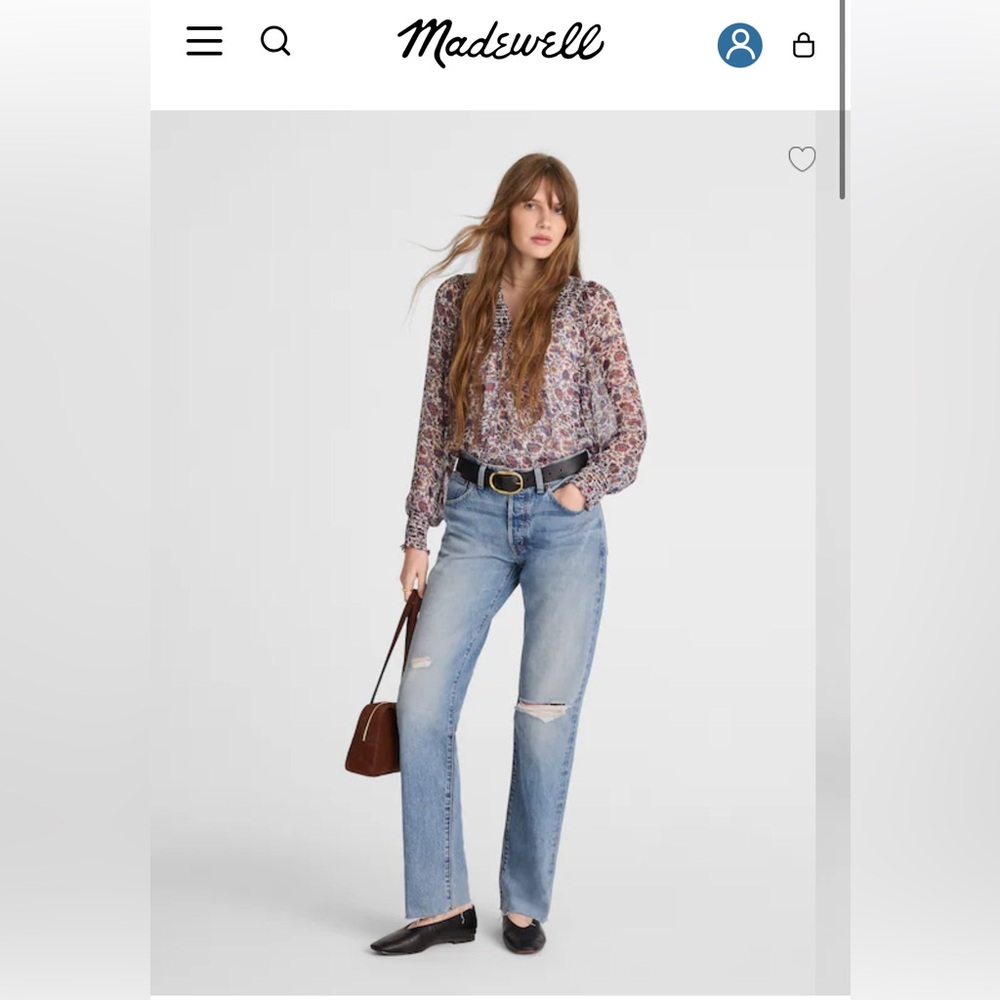 Madewell Dean Easy Straight jeans